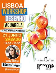 LISBOA: WORKSHOP DESENHO FABER-CASTELL COM A ARTISTA VÂNIA COLAÇO