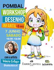 POMBAL: WORKSHOP DESENHO E PINTURA FABER-CASTELL COM A VÂNIA COLAÇO
